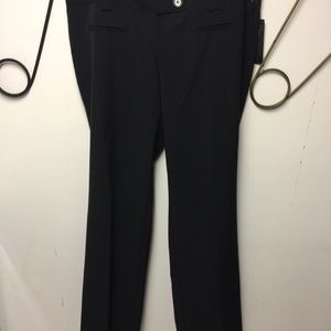 Lane Bryant wide leg black slacks
